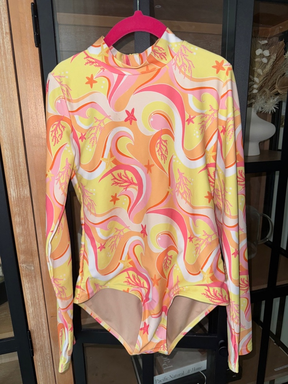 Mott50 Mini Kelly girls one piece swimsuit long sleeve ocean candy wave cali sun